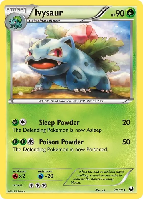 Ivysaur card art