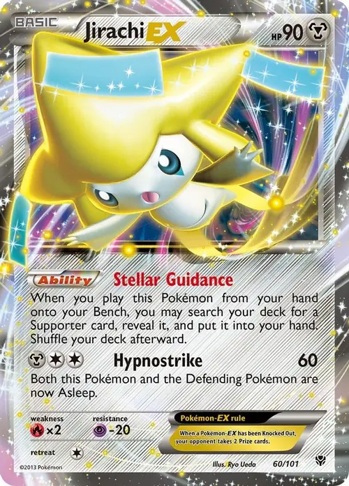 Jirachi EX card art