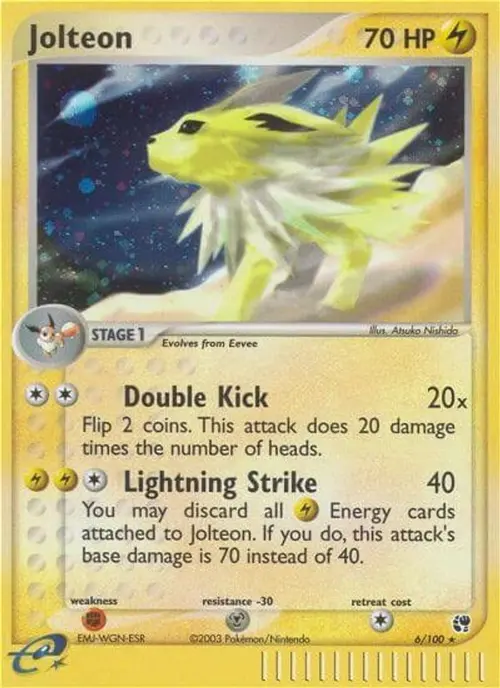 Jolteon card art