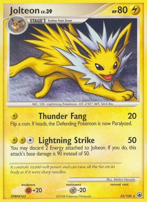 Jolteon card art