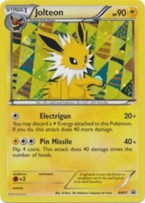 Jolteon - BW91 card art