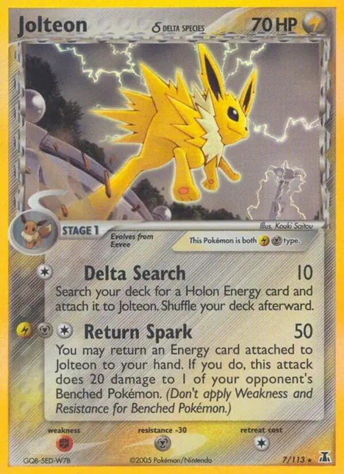 Jolteon (Delta Species) card art