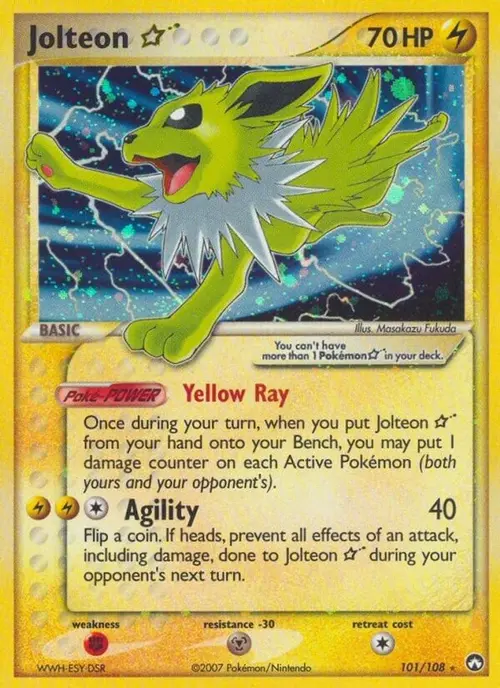 Jolteon Star card art