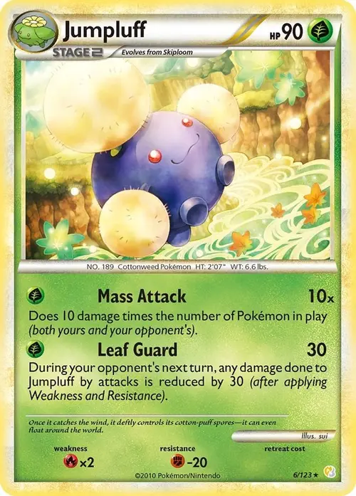Jumpluff card art
