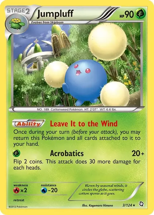 Jumpluff card art
