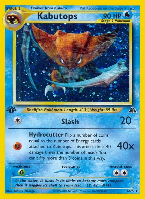 Kabutops (6) card art