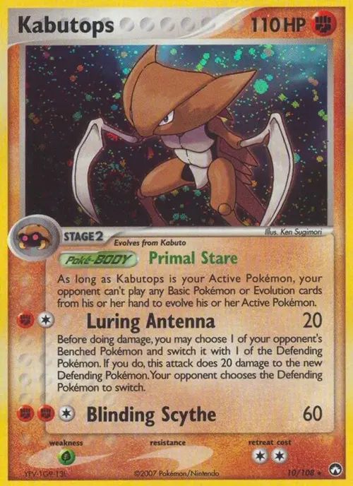 Kabutops card art