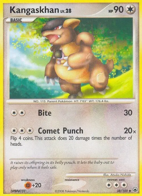 Kangaskhan card art