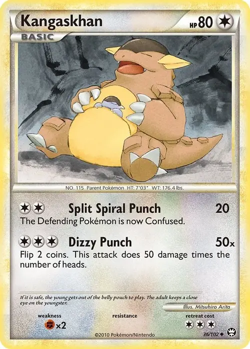 Kangaskhan card art