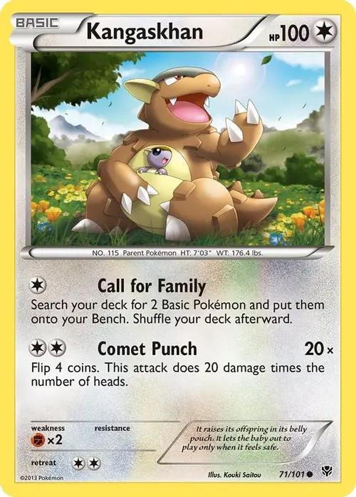 Kangaskhan card art