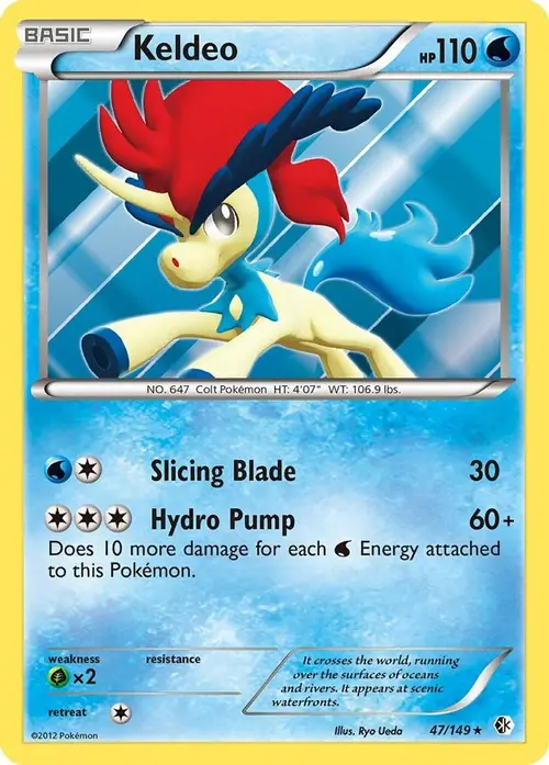 Keldeo (47) card art