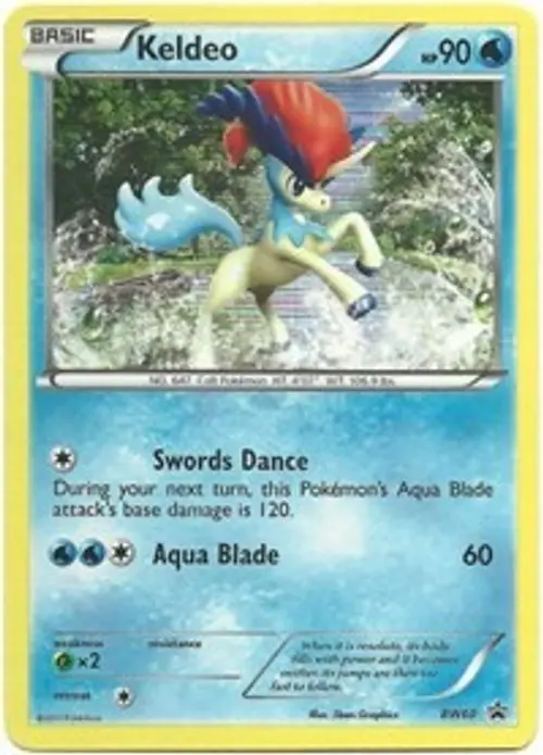 Keldeo - BW60 (Tinsel Holo) card art
