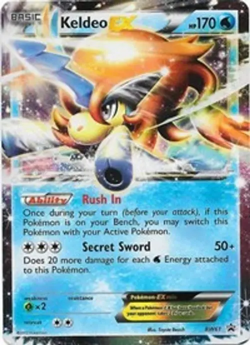 Keldeo EX - BW61 card art