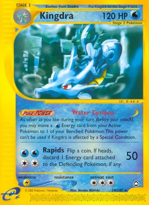 Kingdra (19) card art
