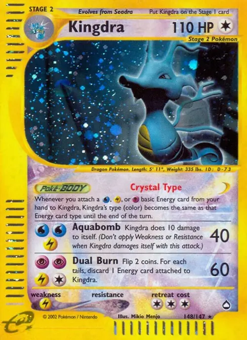 Kingdra (148) card art