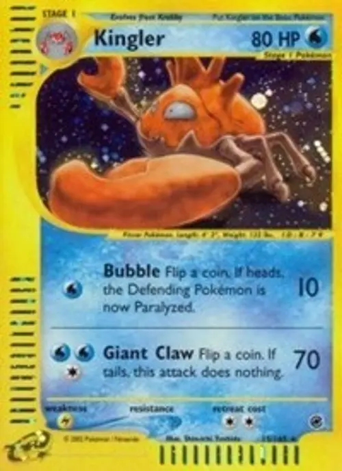 Kingler (15) card art