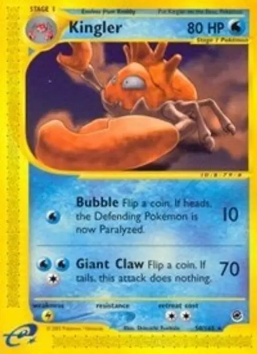Kingler (50) card art