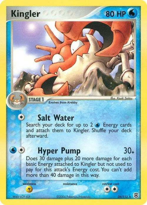 Kingler card art