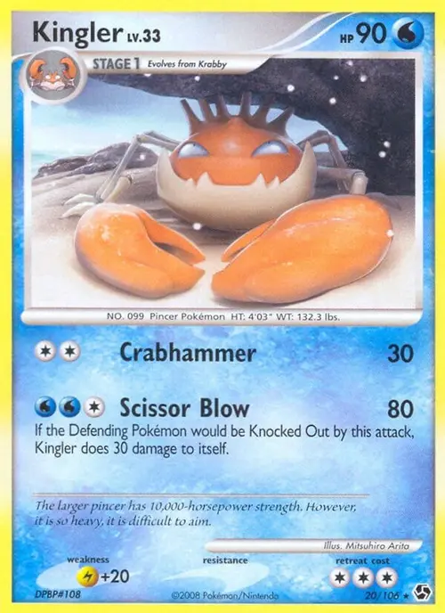 Kingler card art