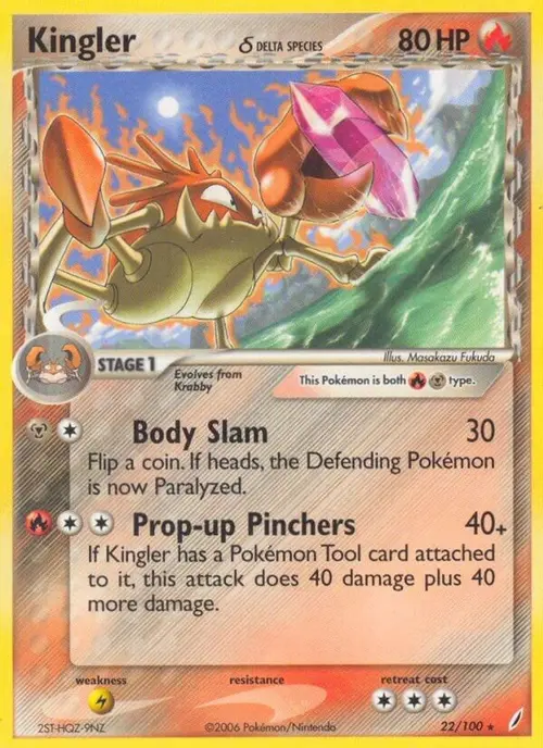 Kingler (Delta Species) card art