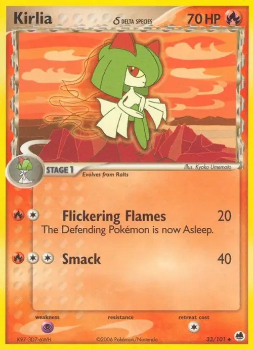 Kirlia (Delta Species) card art