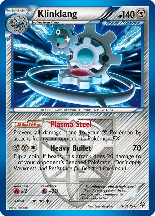 Klinklang (Team Plasma) card art