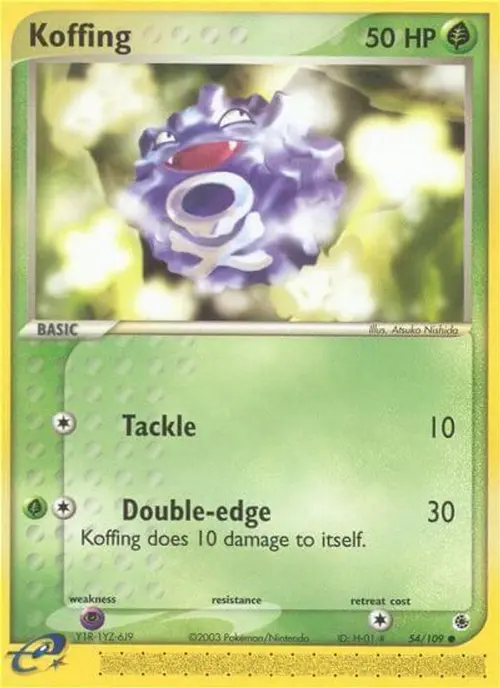 Koffing card art