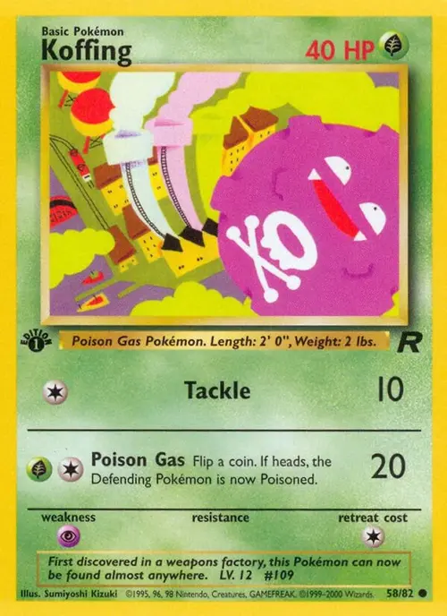 Koffing card art