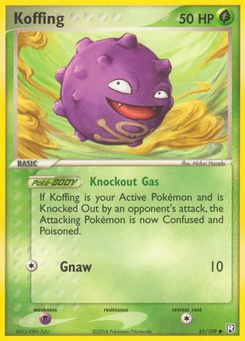 Koffing card art