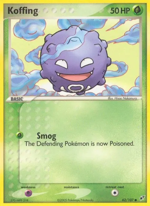 Koffing card art