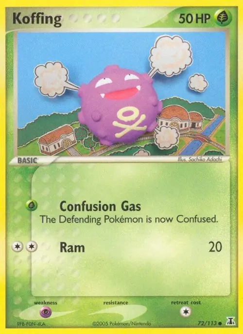 Koffing card art