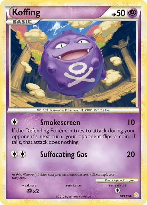 Koffing card art