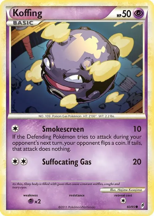 Koffing card art