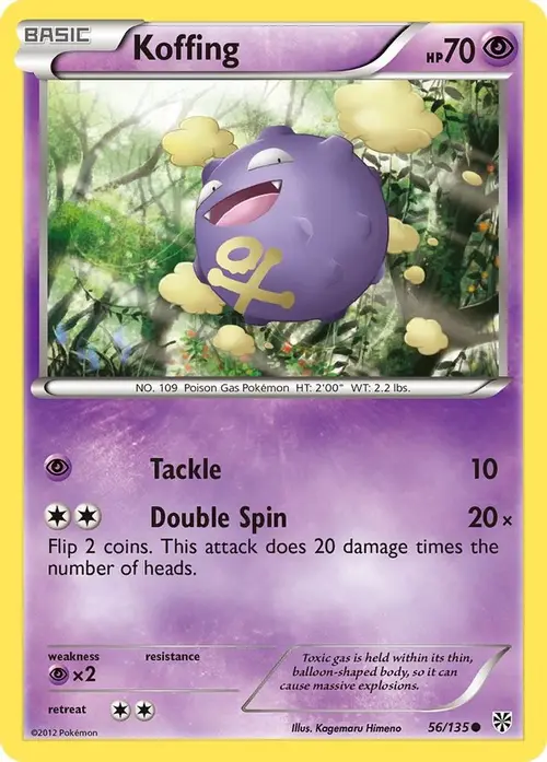 Koffing (56) card art