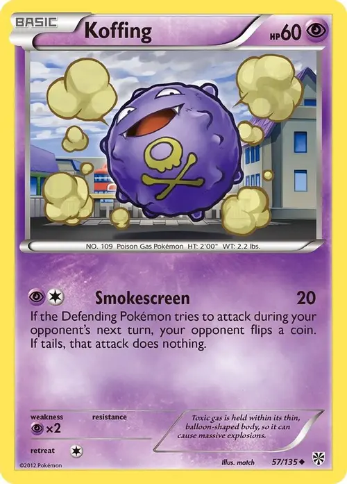 Koffing (57) card art