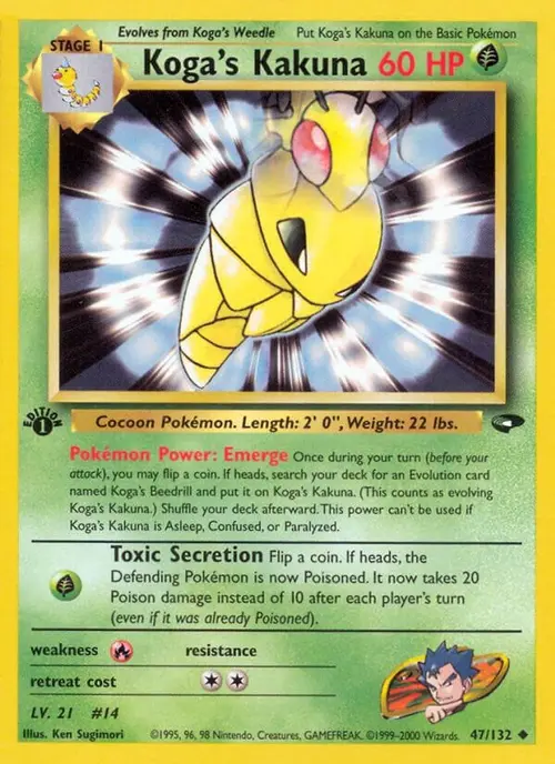Koga's Kakuna card art