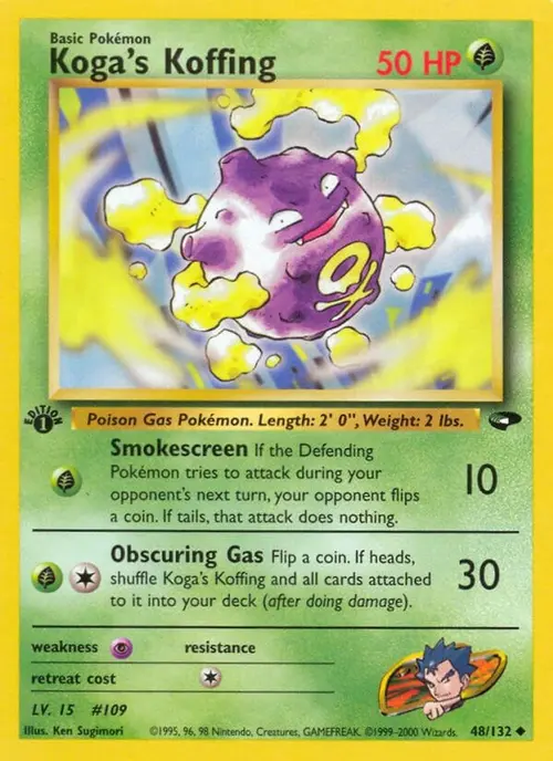 Koga's Koffing (48) card art