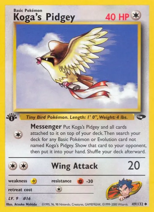 Koga's Pidgey (49) card art