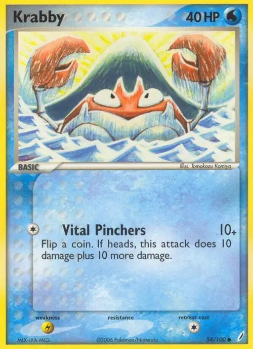 Krabby card art