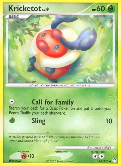 Kricketot card art