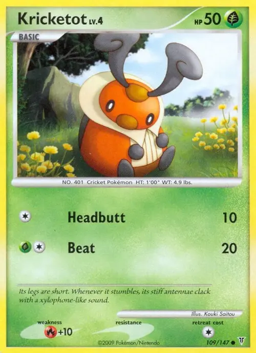 Kricketot card art