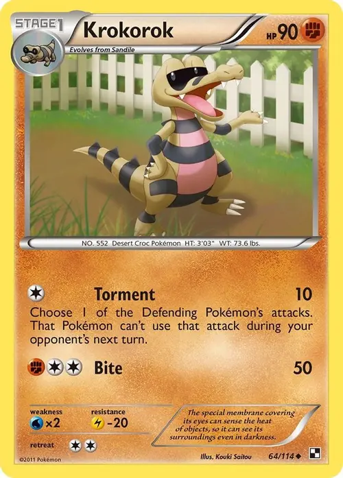 Krokorok card art