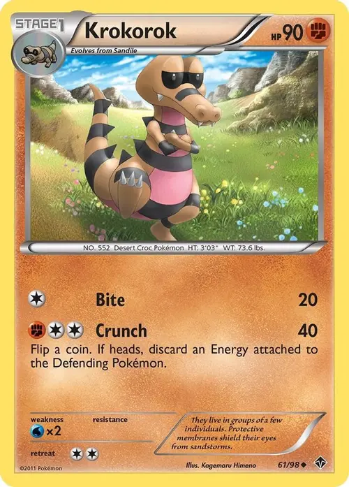 Krokorok card art