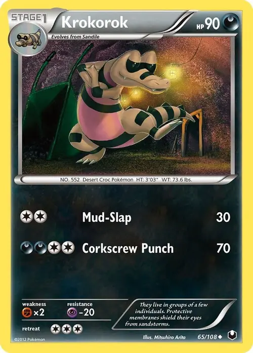 Krokorok card art