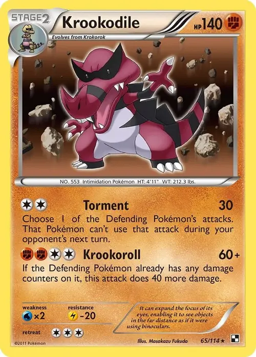 Krookodile card art