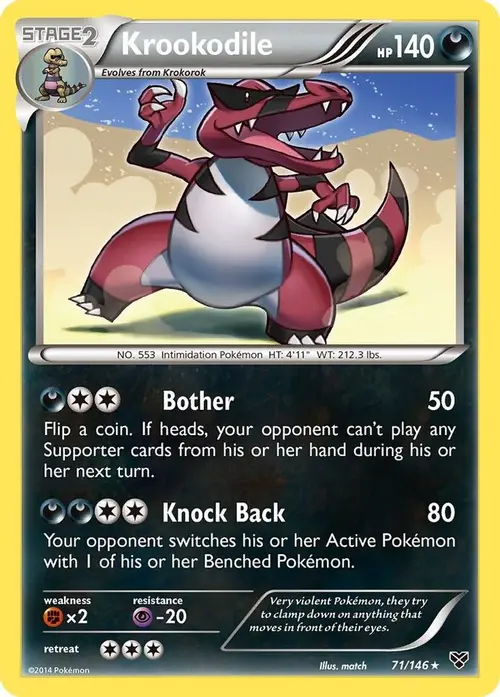 Krookodile card art