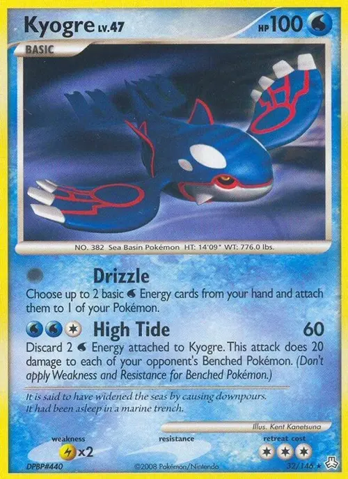 Kyogre card art