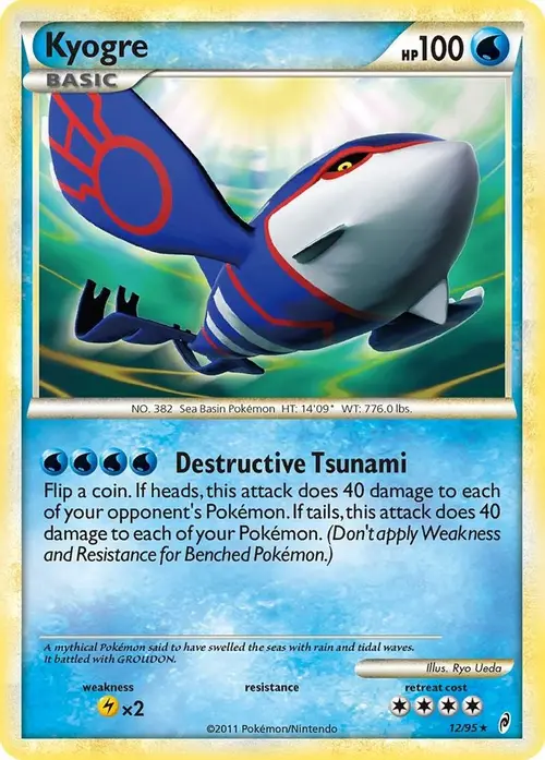 Kyogre card art