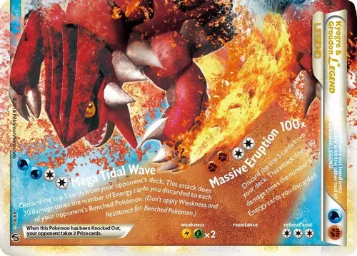 Kyogre & Groudon Legend (Bottom) card art