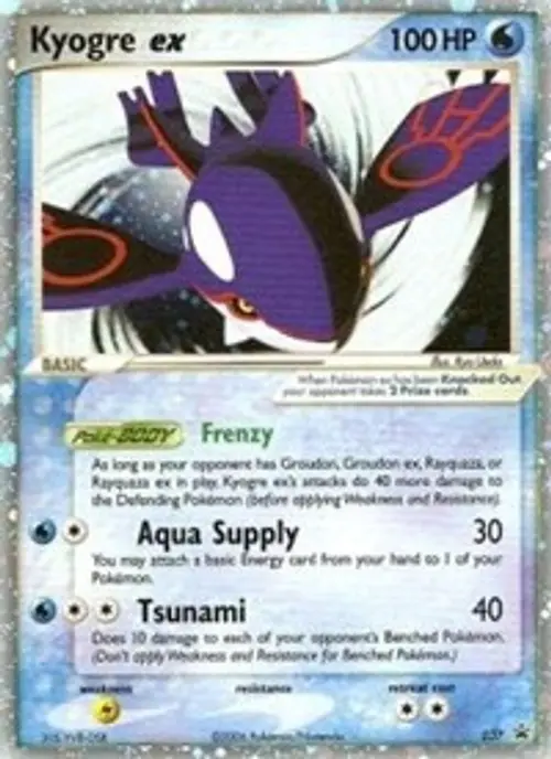 Kyogre ex - 037 (EX Collector's Tins) card art